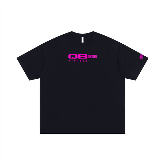 QB Fit × Wolfstar Tee (Pink)