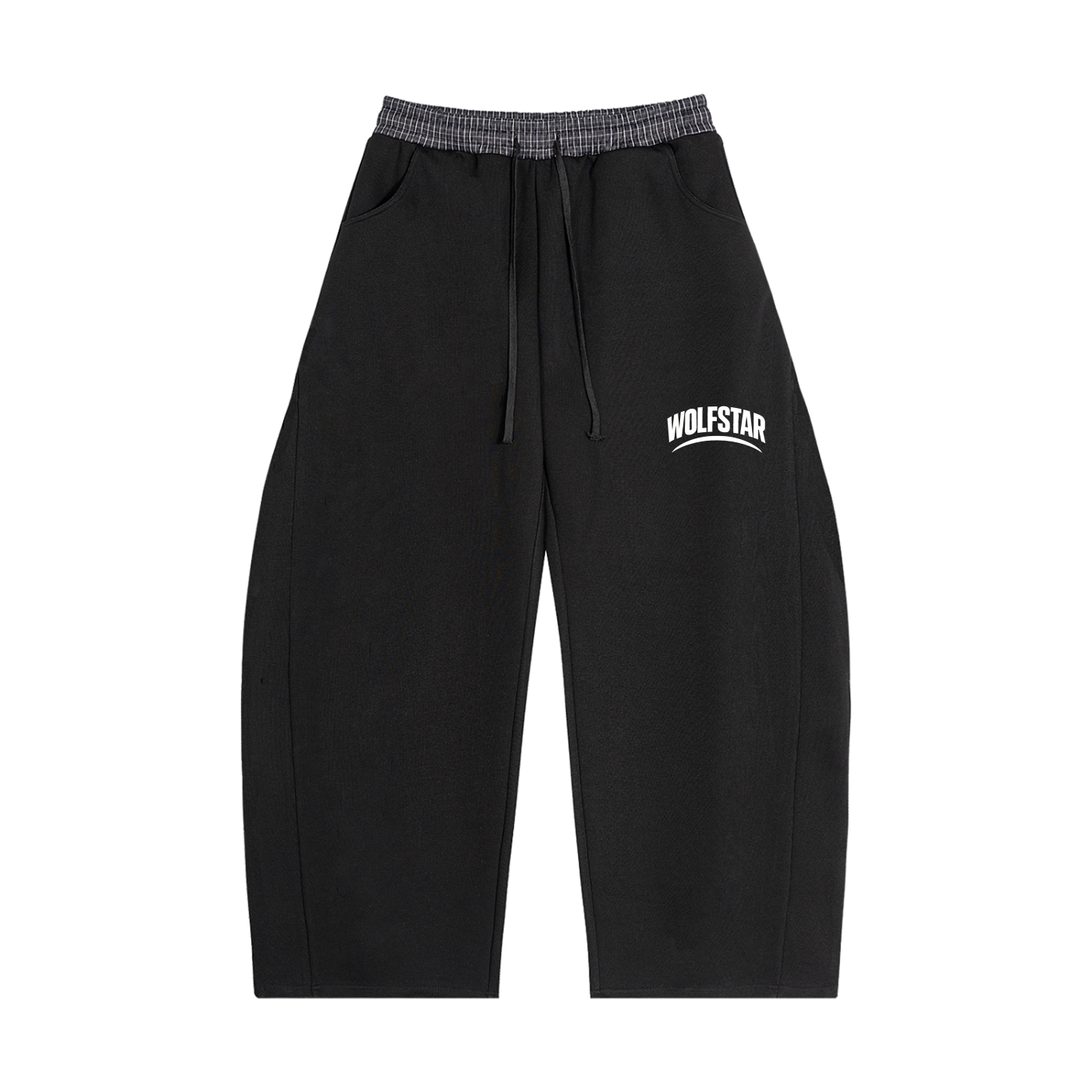 Plaid Waistband Sweats